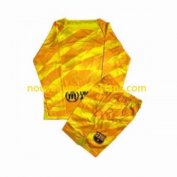 Maillot FC Barcelone Gardien Enfant Tenue 4ème 2023-2024 Manche Longue