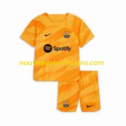 Maillot FC Barcelone Gardien Enfant Tenue 4ème 2023-2024 Manche Courte