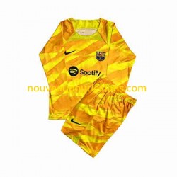 Maillot FC Barcelone Ter Stegen 1 Gardien Enfant Tenue 4ème 2023-2024 Manche Longue