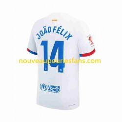 Maillot FC Barcelone Joao Felix 14 Homme Tenue Extérieur 2023-2024 Manche Courte