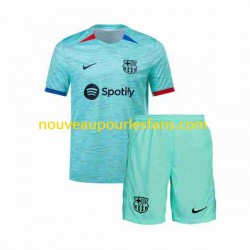Maillot FC Barcelone Enfant Tenue 3ème 2023-2024 Manche Courte