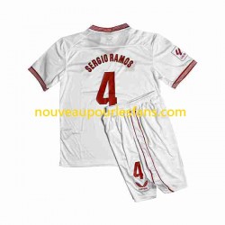 Maillot Séville FC Sergio Ramos 4 Enfant Tenue Domicile 2023-2024 Manche Courte