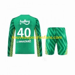 Fenerbahce Livakovic 40 Footbal Kit Gardien Tenue Domicile 2023-2024 Manche Longue