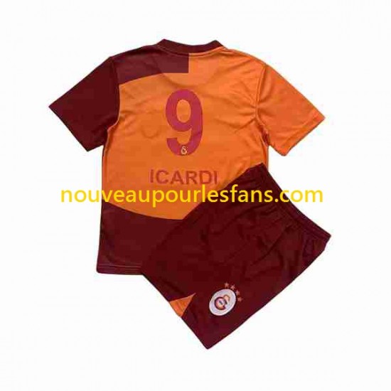 Maillot Galatasaray Icardi 9 Enfant Tenue Domicile 2023-2024 Manche Courte