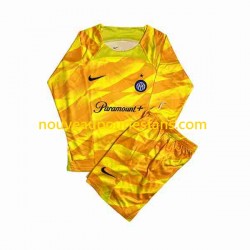Maillot Inter Milan Gardien Enfant Tenue Domicile 2023-2024 Manche Longue