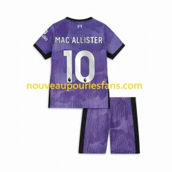 Maillot Liverpool Alexis Mac Allister 10 Enfant Tenue 3ème 2023-2024 Manche Courte