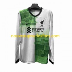 Maillot Liverpool Homme Tenue Extérieur 2023-2024 Manche Longue