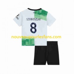 Maillot Liverpool Dominik Szoboszlai 8 Enfant Tenue Extérieur 2023 Manche Courte