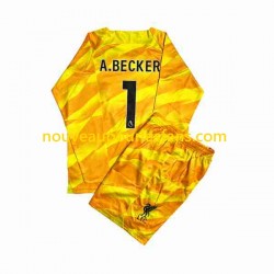 Maillot Liverpool A.Becker 1 Gardien Enfant Tenue 3ème 2023-2024 Manche Longue