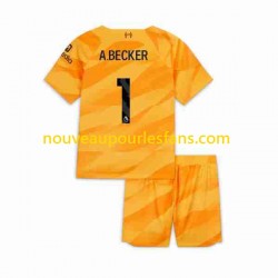 Maillot Liverpool A.Becker 1 Gardien Enfant Tenue 3ème 2023-2024 Manche Courte