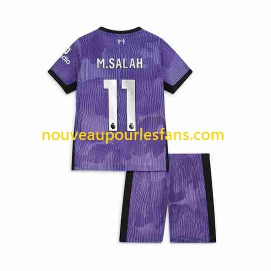 Maillot Liverpool M.Salah 11 Enfant Tenue 3ème 2023-2024 Manche Courte