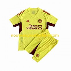 Maillot Manchester United Gardien Enfant Tenue Extérieur 2023-2024 Manche Courte