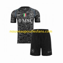 Maillot Naples Halloween Enfant Tenue Domicile 2023-2024 Manche Courte