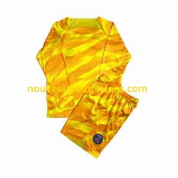 Maillot Paris Saint-Germain Gardien Enfant Tenue Extérieur 2023-2024 Manche Longue