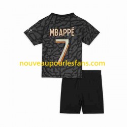 Maillot Paris Saint-Germain Mbappé Kylian 7 Enfant Tenue 3ème 2023-2024 Manche Courte