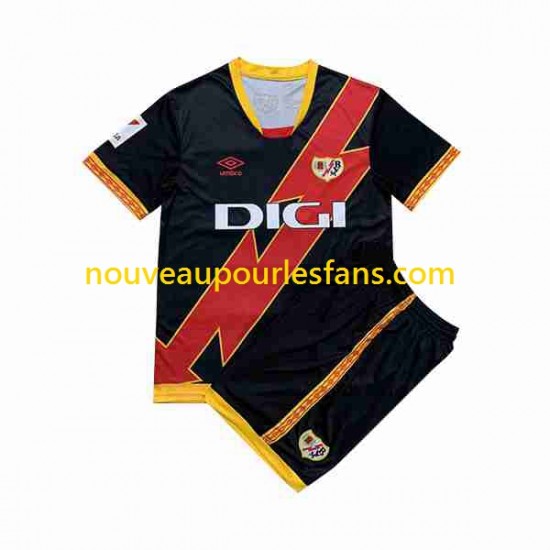 Maillot Rayo Vallecano Enfant Tenue Extérieur 2023-2024 Manche Courte