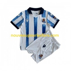 Maillot Real Sociedad Enfant Tenue Domicile 2023-2024 Manche Courte