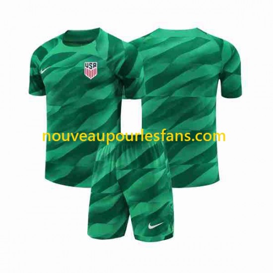 Maillot États-Unis Gardien Enfant Tenue Domicile 2023-2024 Manche Courte