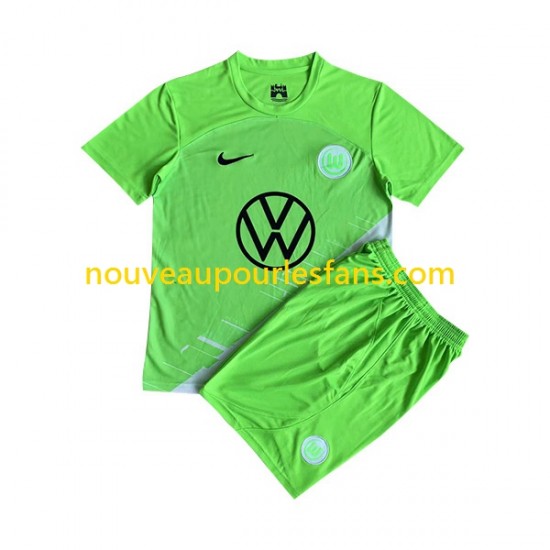 Maillot VfL Wolfsburg Enfant Tenue Domicile 2023-2024 Manche Courte