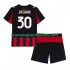 Maillot AC Milan Ardon Jashari 30 Enfant Tenue Domicile 2025-2026 Manche Courte