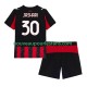 Maillot AC Milan Ardon Jashari 30 Enfant Tenue Domicile 2025-2026 Manche Courte