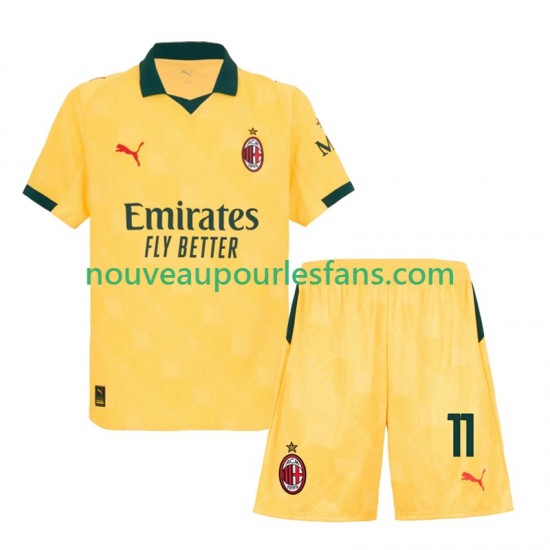 Maillot AC Milan Christian Pulisic 11 Enfant Tenue 3ème 2025-2026 Manche Courte