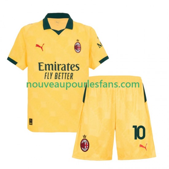 Maillot AC Milan Rafael Leao 10 Enfant Tenue 3ème 2025-2026 Manche Courte