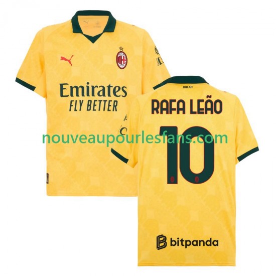 Maillot AC Milan Rafael Leao 10 Homme Tenue 3ème 2025-2026 Manche Courte