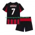 Maillot AC Milan Santiago Gimenez 7 Enfant Tenue Domicile 2025-2026 Manche Courte