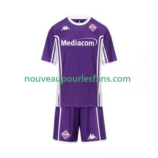 Maillot Fiorentina Enfant Tenue Domicile 2025-2026 Manche Courte