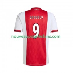 Maillot Ajax Amsterdam Brian Brobbey 9 Homme Tenue Domicile 2025-2026 Manche Courte