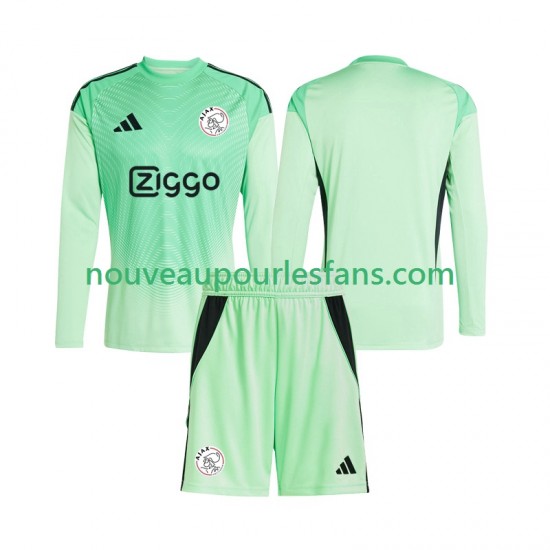 Maillot Ajax Amsterdam Gardien Enfant Tenue Domicile 2025-2026 Manche Longue