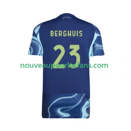 Maillot Ajax Amsterdam Steven Berghuis 23 Homme Tenue Extérieur 2025-2026 Manche Courte