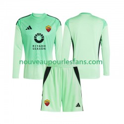 Maillot AS Rome Gardien Enfant Tenue Extérieur Tenue 4ème 2025-2026 Manche Longue