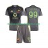 Maillot AS Rome Mile Svilar 99 Gardien Enfant Tenue Domicile 2025-2026 Manche Courte