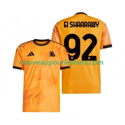 Maillot AS Rome Stephan El Shaarawy 92 Homme Tenue Extérieur 2025-2026 Manche Courte