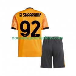 Maillot AS Rome Stephan El Shaarawy 92 Enfant Tenue Extérieur 2025-2026 Manche Courte
