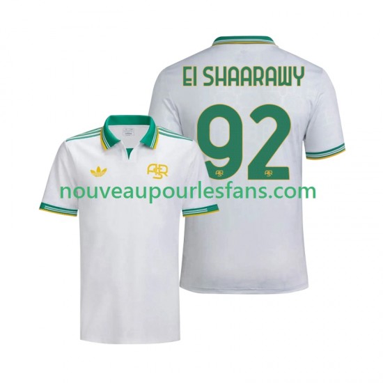 Maillot AS Rome Stephan El Shaarawy 92 Homme Tenue 3ème 2025-2026 Manche Courte