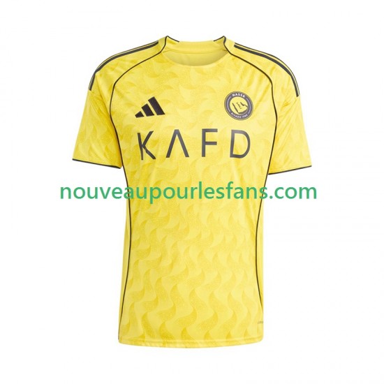 Maillot Al Nassr Homme Tenue Domicile 2025-2026 Manche Courte