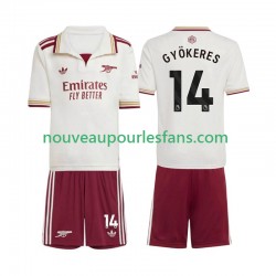 Maillot Arsenal Viktor Gyokeres 14 Enfant Tenue 3ème 2025-2026 Manche Courte