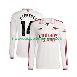 Maillot Arsenal Viktor Gyokeres 14 Homme Tenue 3ème 2025-2026 Manche Longue