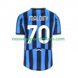 Maillot Atalanta Daniel Maldini 70 Homme Tenue Domicile 2025-2026 Manche Courte