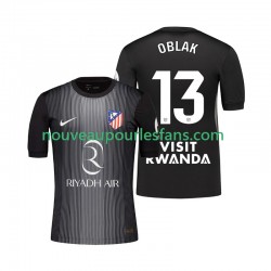 Maillot Atlético Madrid Jan Oblak 13 Gardien Homme Tenue Extérieur 2025-2026 Manche Courte
