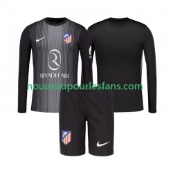 Maillot Atlético Madrid Gardien Enfant Tenue Extérieur 2025-2026 Manche Longue