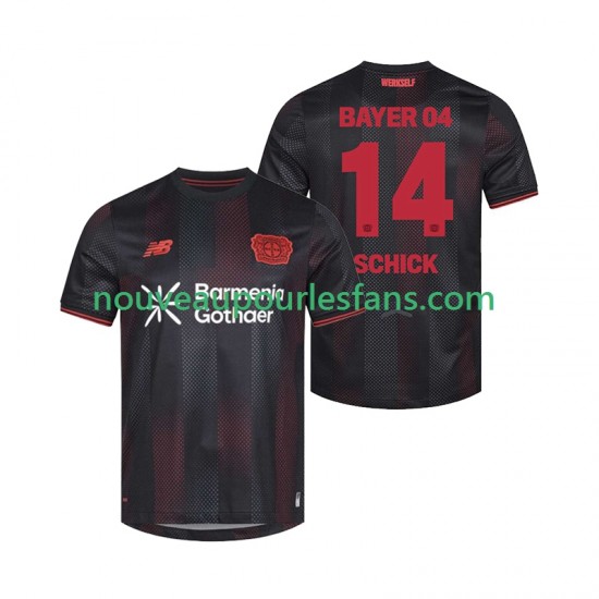 Maillot Bayer 04 Leverkusen Patrik Schick 14 Homme Tenue Domicile 2025-2026 Manche Courte