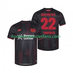 Maillot Bayer 04 Leverkusen Victor Boniface 22 Homme Tenue Domicile 2025-2026 Manche Courte