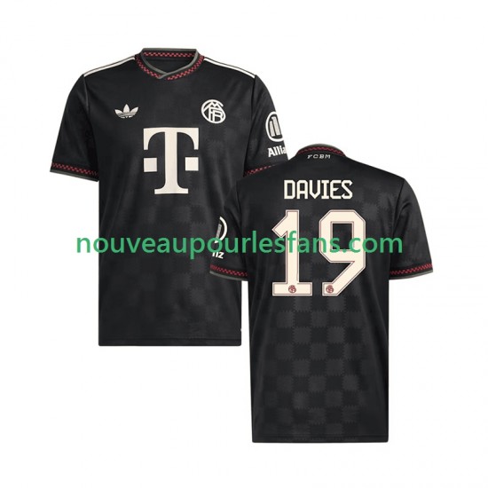 Maillot Bayern Munich Alphonso Davies 19 Homme Tenue 3ème 2025-2026 Manche Courte