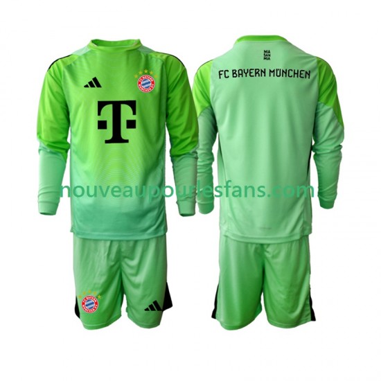 Maillot Bayern Munich Gardien Enfant Tenue Domicile 2025-2026 Manche Longue
