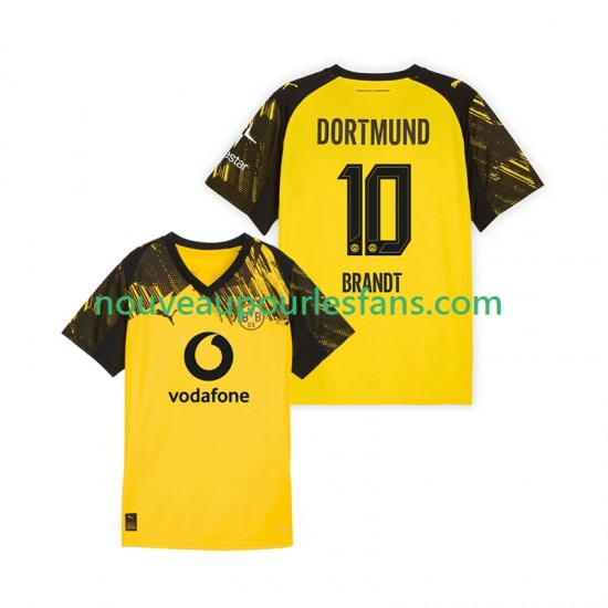 Maillot Borussia Dortmund Julian Brandt 10 Homme Tenue Domicile 2025-2026 Manche Courte