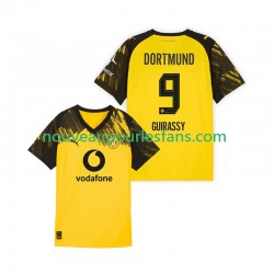 Maillot Borussia Dortmund Serhou Guirassy 9 Homme Tenue Domicile 2025-2026 Manche Courte